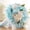 Blue, variant on FAFWYP Crystal Rose Artificial Bridal Bouquet Silk Flower Holding Bridesmaid Wedding Bouquet Wedding Supplies Party Decoration