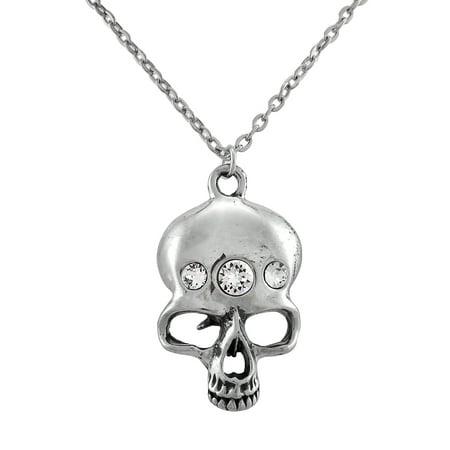 Alchemy Gothic The Demon in My Head Skull Pendant Necklace