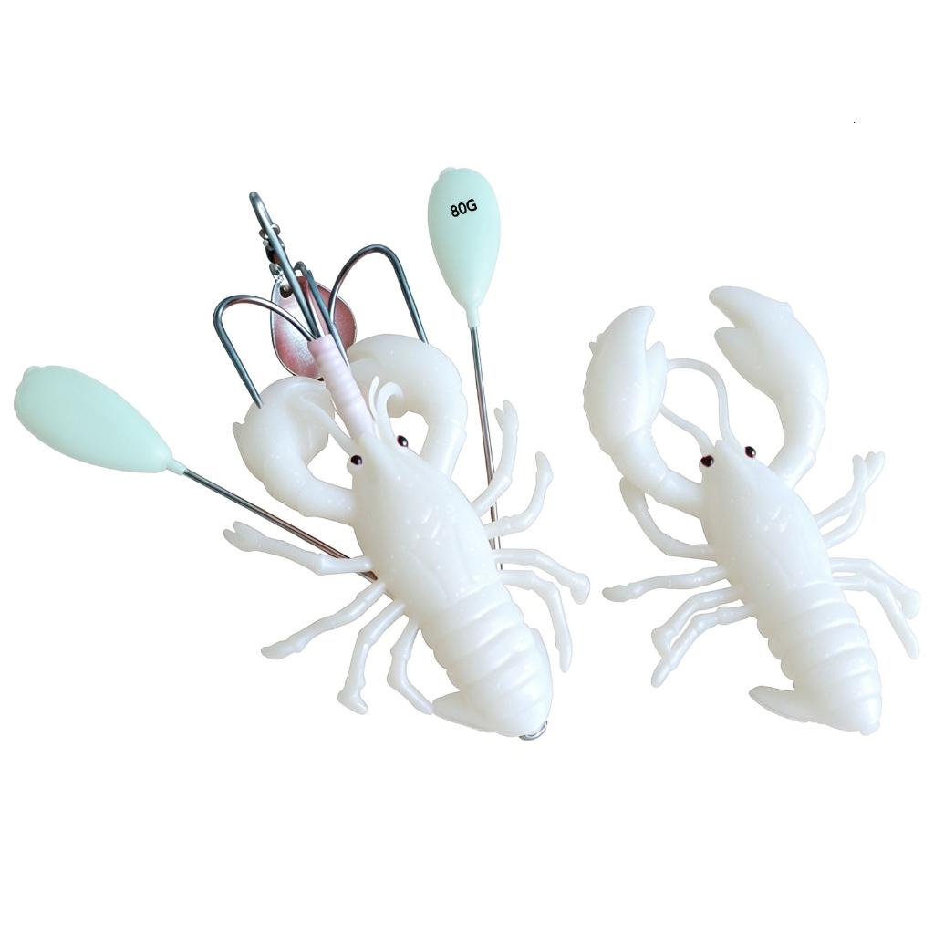 Lerpwige Soft Fish Lures Artificial Shrimp Baits Fishing Tackle Lobsters Crayfishes Worm
