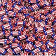 thumbnail image 2 of Patriotic Taffy Candy, Chocolate Flavored Caramels, USA Flag Colors, 2-Pounds, 2 of 6