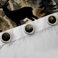 thumbnail image 4 of Castle Fairy Deer Black Out Curtains,Abstract Camouflage Curtains Pack of 2 (42x63 Each), 4 of 6