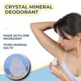 thumbnail image 3 of SOMADA Salt Deodorant Crystal Sticks Daily Use Hypoallergenic Natural Alcohol-Free Deodorant Solid with Potassium Alum, Unscented, 4.25 oz - 3-Pack, 3 of 10