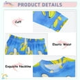 thumbnail image 4 of joogoo Bananas Tie Dye 2 Piece Long Sleeve Tee and Pants Cotton Pajama Set 5Y, 4 of 7