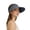 Grey, variant on Conairie Women Summer Ponytail Sun Hat Halter Cap Hollow Top Breathable UV Protection Outdoor Cycling Visor Hat Grey