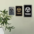 thumbnail image 3 of Signs ByLITA Portrait Round Toxic Sign (Red) - Small, 3 of 7