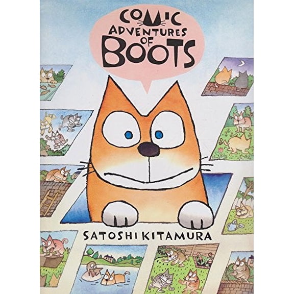 Pre-Owned Comic Adventures of Boots by Satoshi Kitamura Hardcover, Children's Books, English