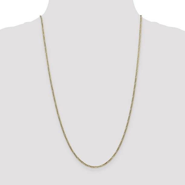 Figaro 24k gold chain sale