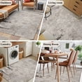 thumbnail image 5 of 3'x5' Rug for Living Room Bedroom, Gray Brown Washable Area Rugs Non-Slip Carpet Mats, Vintage Shabby Texture Making Old Indoor Low Pile Area Rug Runner for Kitchen, Mudroom, 5 of 8