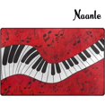 thumbnail image 3 of FREEAM Music Piano Non Slip Area Rug for Living Dinning Room Bedroom Kitchen, (20 x 31 Inch), Music Piano Nursery Rug Floor Carpet Yoga Mat, 3 of 6