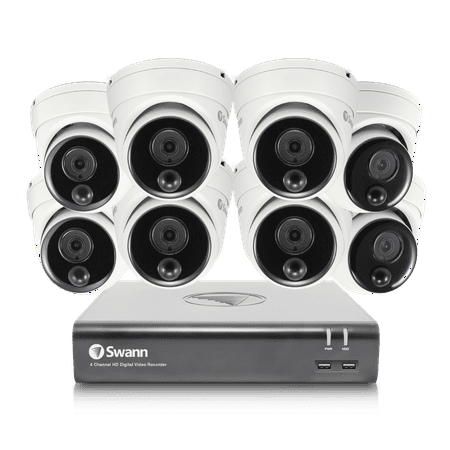 UPC: 0840236101818 | Swann 8 Camera 8 Channel 1080p Full HD DVR Security System – SWDVK-84580V8D