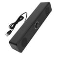 thumbnail image 1 of Wired Desktop Soundbar, Simple Volume Knob Dual 5W Active Full Frequency Drivers USB Computer Speakers 60Hz-16KHz  for Tablet, 1 of 7