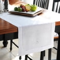thumbnail image 2 of Handmade Basic Hemstitch Table Runner, 16"X72" Rectangular, Various Colors (White), 2 of 2