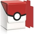 thumbnail image 3 of Collectible Trading Card Cases, Card Deck Box Storage Box Case Magnetic Deck Box Card Holder ，Can hold around 100 cards(Red-Blue-White), 3 of 6