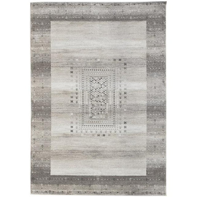 Amer Rug SAH25776 Tapis Sahara Colorblock, Beige - 5 Pi. 7 Po. x 7 Pi. 6 Po.