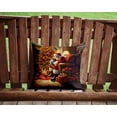 thumbnail image 4 of Carolines Treasures DAC4172PW1414 14 x 14 in. Yorkshire Terrier Yorkie & Santa Claus Throw Pillow, 4 of 5