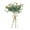 Carmine, variant on 1 Bouquet Vivid Fake Flower Anti-Fade Plastic Delicate Simulated Eucalyptus Flower Leaves Bouquet for Office