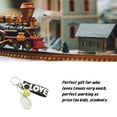 thumbnail image 4 of Mini Lightweight Tennis Racket Racquet Ball Split S Mini Lightweight Tennis Racket Keychains Green 3, 4 of 10