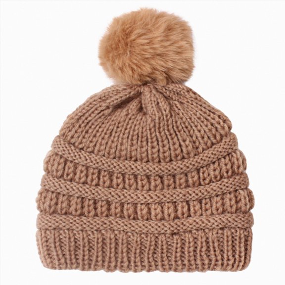 Kids Winter Beanie Hat Toddler Infant Baby Boys Girls Knitted Cap Elastics Winter Warm Hat Winter Hat,One Size,A121-Coffee
