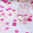 thumbnail image 6 of Efavormart 54 Grams Round Paper & Foil Metallic Table Confetti Dots, Balloon Confetti Decor - Pink | Hot Pink | Fuchsia, 6 of 10