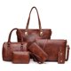 thumbnail image 1 of Set de 2 monederos y bolsos, bolso de hombro tipo cartera para jóvenes, 6 unidades, 1 of 7