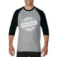 thumbnail image 1 of Artix - Mens Raglan Sleeve Baseball T-Shirts, up to Size 3XL - Michigan Made, 1 of 4