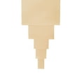 thumbnail image 4 of LaRibbons 3/8" Double Face Satin Ribbon, Raw Silk, 100 Yards, 4 of 7