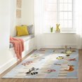 thumbnail image 3 of Momeni Lil Mo Whimsy Forest Woodland Modern Area Rugs, Blue/Gray , 120" x 96", 3 of 3