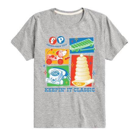 Fisher-Price - Fisher Price 60S Toys Grid Short Sleeve Graphic T-Shirt