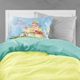 thumbnail image 2 of Carolines Treasures CK2427PILLOWCASE Merry Christmas Welsh Terrier Fabric Standard Pillowcase, 2 of 2
