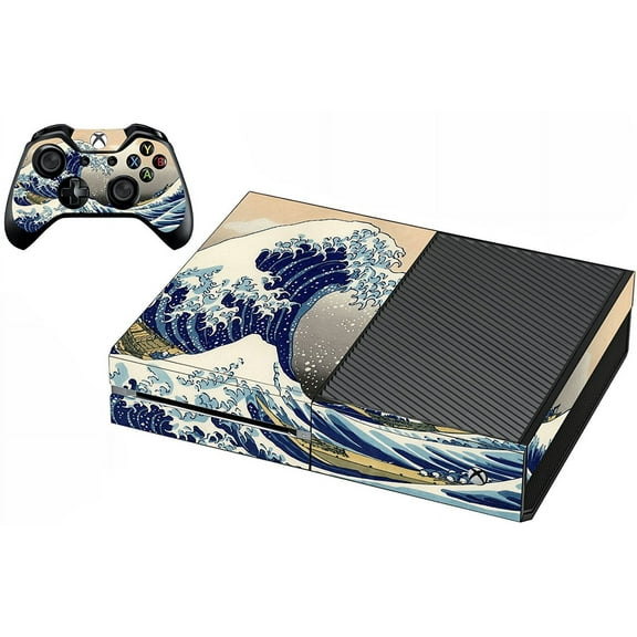 VWAQ The Great Wave Of Kanagawa Skin For Xbox One Console And Controller Water Decal VWAQ-XGC8