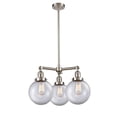 thumbnail image 3 of Innovations Lighting 207-8 Beacon Beacon 3 Light 22" Wide Chandelier - White, 3 of 7