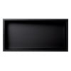 thumbnail image 6 of ALFI brand 24 x 12 Black Matte Stainless Steel Horizontal Single Shelf Bath Shower Niche, 6 of 12