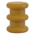 thumbnail image 1 of DOLITY Sofa Side Table Creative Nordic Cream Stool for Bedside Yellow, 1 of 9