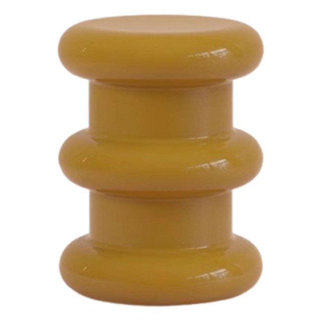 DOLITY Sofa Side Table Creative Nordic Cream Stool for Bedside Yellow