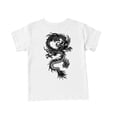 thumbnail image 4 of Nrmvnmi Kids Summer Casual T-Shirt Round Neck Short Sleeve Dragon Print Blouse Loose Tee Tops For 4-16 Years Boys And Girls, 4 of 5