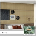 thumbnail image 5 of HOMCOM 4 Pack Acoustic Wall Panels, 24" x 24" Wood Wall Panels, Oak, 5 of 8