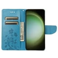 thumbnail image 6 of TECH CIRCLE Butterfly Case for 2023 Galaxy S23 Ultra - Cute Wallet Case with Stand, Blue, 6 of 6