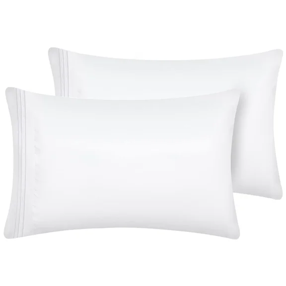 Cozylux Standard/Queen Pillowcase Set Of 2 Luxury 1800 Series Double Brushed