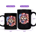 thumbnail image 4 of Patriotic Shih Tzu Celebrates 4th of July Mug Lion Dog Lover Gifts Coffee Tea Cup - 02009, 4 of 4