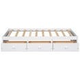 thumbnail image 5 of Dtwnek Twin Size Platform Storage Bed with 3 Drawers, White, 5 of 8