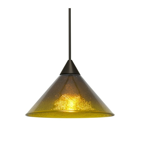 

Besa Lighting 1Xt-Jade-Led Jade 1 Light 5-1/2 Wide Integrated Led Mini Pendant - Bronze