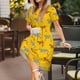 thumbnail image 3 of Balery Leopard Print Vestidos sueltos de manga corta para mujer, vestidos de verano 2025, vestidos casuales de corte A con vuelo., 3 of 6