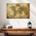 thumbnail image 2 of Elephant Stock Discover The World Map Wall Art - Horizontal Canvas Wall Art - Living Room Wall Decor - Map Canvas - Gray And Brown Decor - 24" x 16", 2 of 4