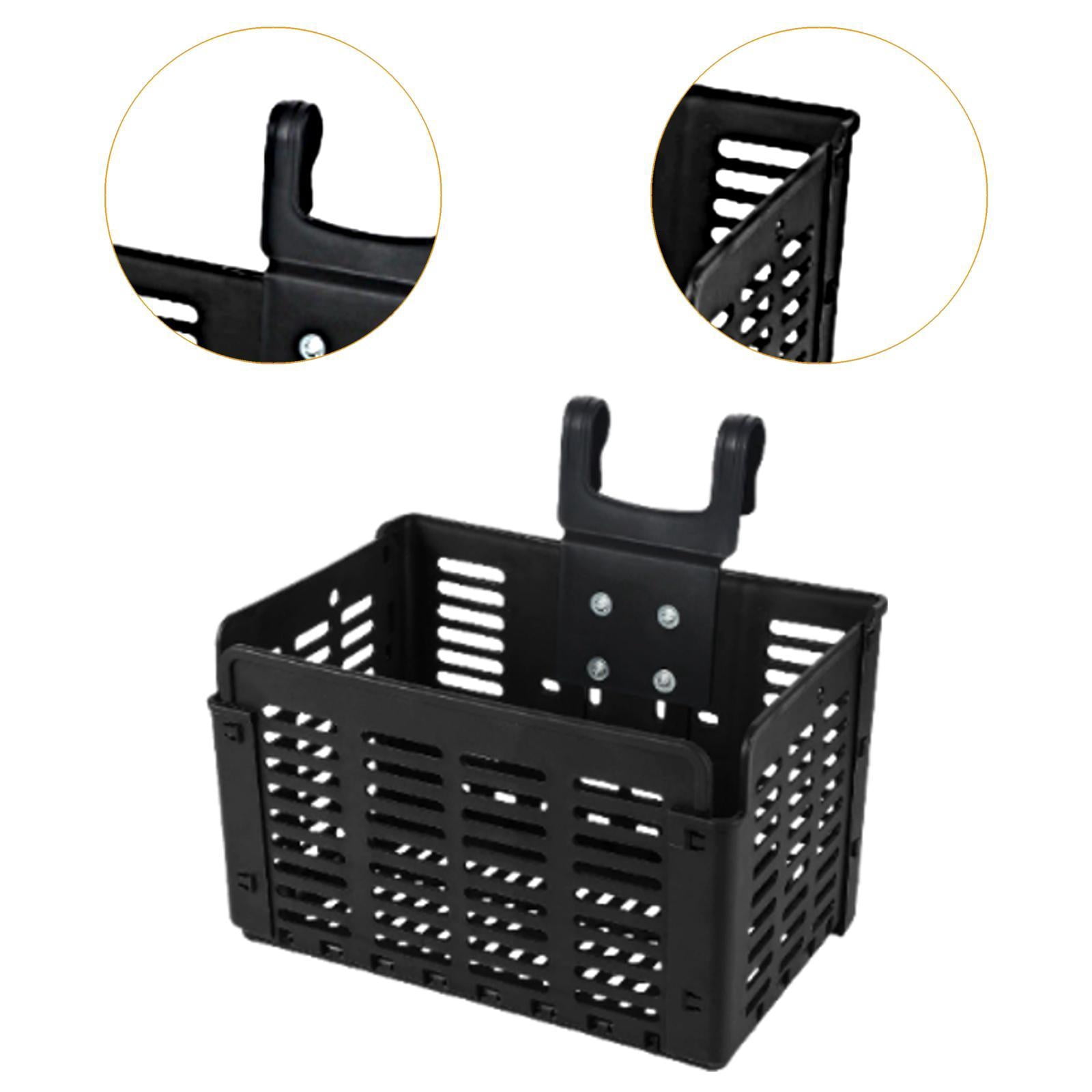 harayaa Bike Basket Installation Front Handlebar Mountain Detchable Folding Basket Quick