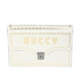 thumbnail image 1 of Pre-Owned Gucci x Sega Mystic White Star Printed Calfskin GUCCY Portfolio Clutch, 1 of 7