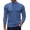 Deep Blue, variant on COOFANDY Mens Mock Neck Sweaters Turtleneck Long Sleeve Sweater Shirts High Neck Lightweight Pullover Tops