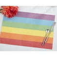 thumbnail image 4 of Saro Lifestyle Rainbow Stripe Delight Placemat (Set of 4), 4 of 4