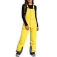 thumbnail image 2 of Dwralegc Ski Overalls Women Insulated Windproof Warm Ski Overalls Outdoor Ripstop Snowboarding Pant Waterproof Bib Overalls Sport Ski Snow Overalls Yellow L, 2 of 7