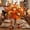 B, variant on Autumn Bouquet Sprigs, Artificial Maple Leaf Pumpkin Picks for Holiday Indoor Harvest Festival Home Decoration