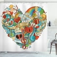 thumbnail image 1 of Ambesonne I Love You Shower Curtain, Eros Presents Ring, 69"Wx75"L, Multicolor, 1 of 3